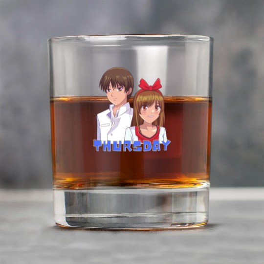 Anime Boy and Girl Day of The Week Thursday Rock Glasses