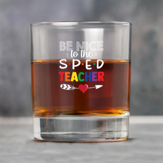 Be Nice To The Sped Teacher Special Education Cute Rock Glasses