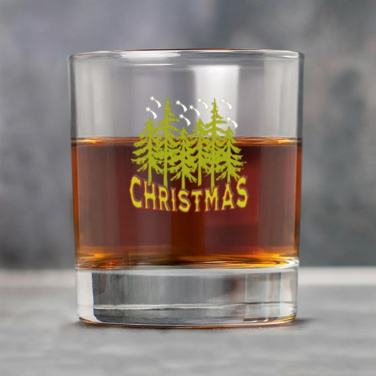 Happy Hallothanksmas Funny Christmas, Classic Rock Glasses