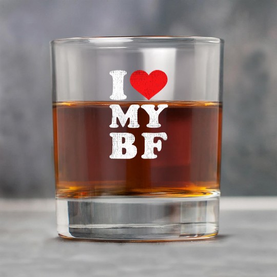 Distressed I Heart My Boyfriend Apparel I Love My Rock Glasses