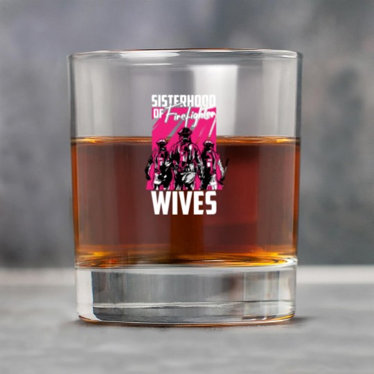 Firefighter Thin Red Line Sisterhood Rock Glasses