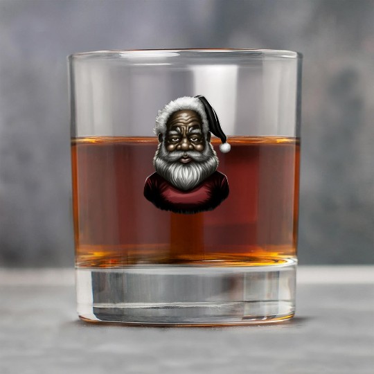 Black Santa, African American Santa Claus Rock Glasses