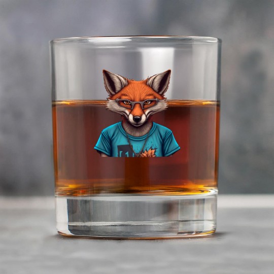 Smart Fox, sly fox, foxy Rock Glasses