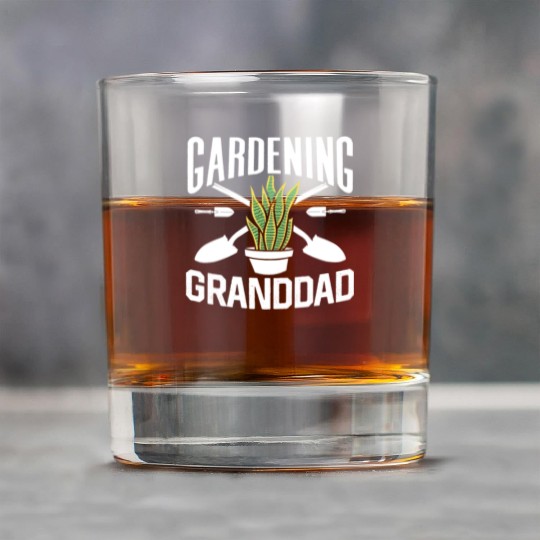Gardening Granddad Garden Grandpa Landscaping Rock Glasses
