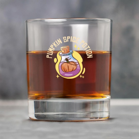 Pumpkin Spice Potion Coffee Enthusiast Halloween Rock Glasses