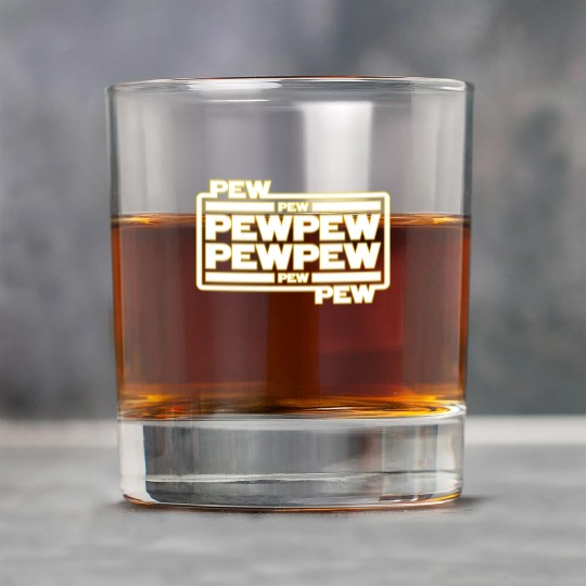 Pew Pew Pew Rock Glasses