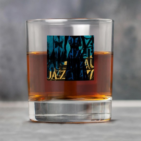 Jazz girls, jazz painting with beautiful girls, in Rock Glasses