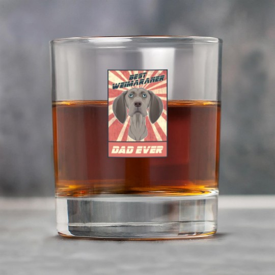Best Weimaraner Dad Ever I Weimaraner Lover Rock Glasses