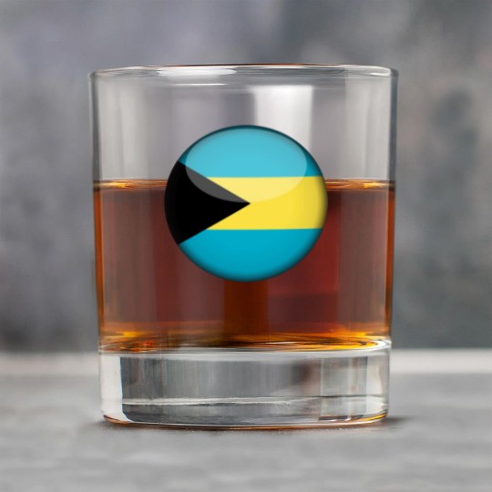 Bahamas Flag Rock Glasses