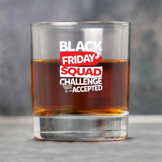Black Friday Squad Challenge Accepted Rock Glasses