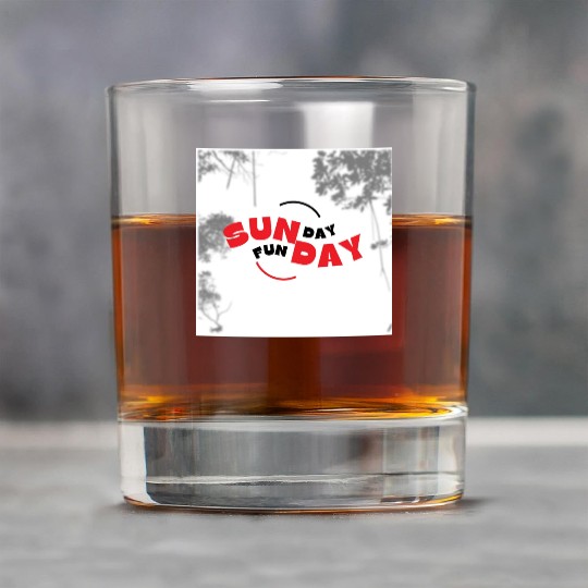 sunday funday classic Rock Glasses