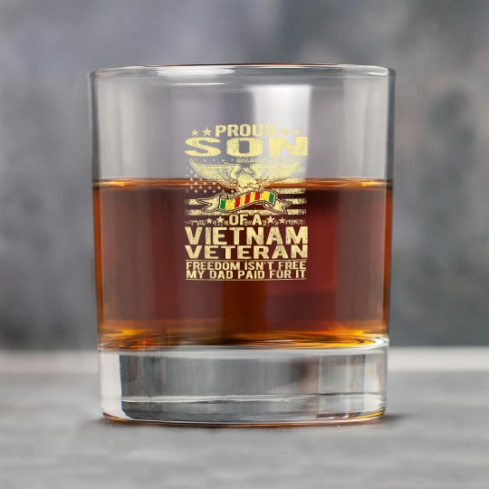 Freedom Isn't Free Proud Son Of A Vietnam Veteran Rock Glasses