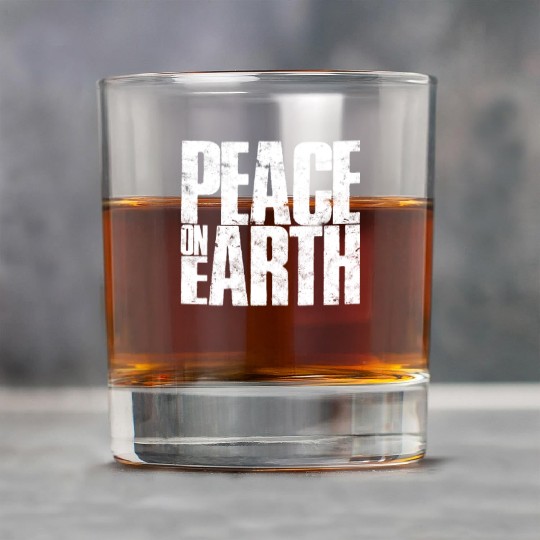 Peace on Earth - peace Rock Glasses