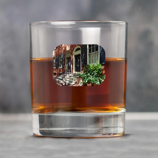Philadelphia PA - Street in Society Hill Rock Glasses