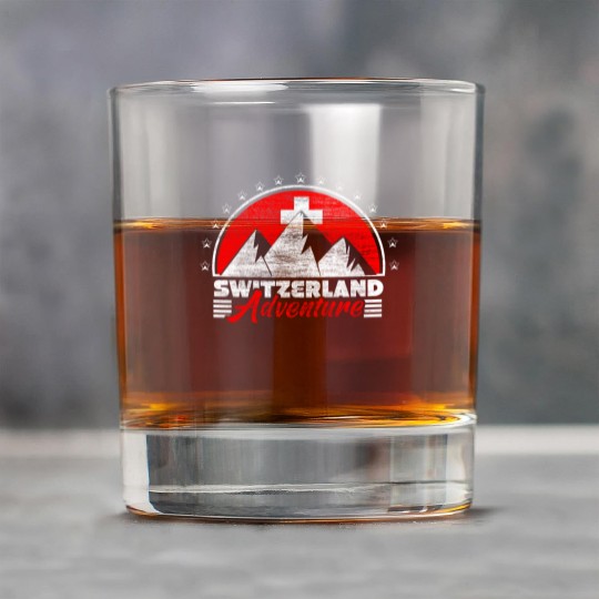 Switzerland Neutrality Home Gift Rock Glasses