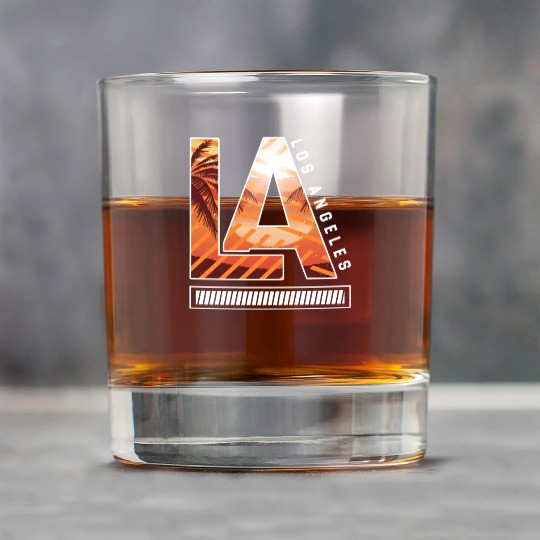 Los Angeles LA California Gift Rock Glasses