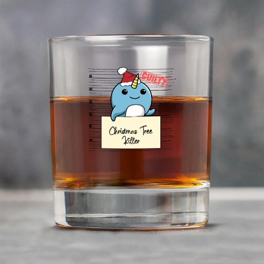 Narwhal christmas funny prison Rock Glasses