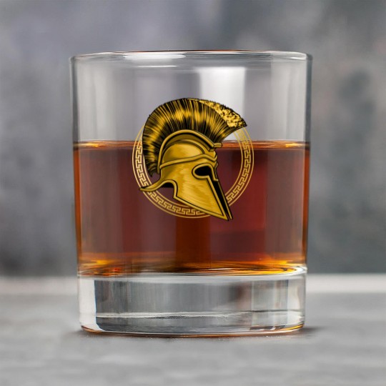 Gold Gladiator Sparta Greek Gym Workout Rock Glasses