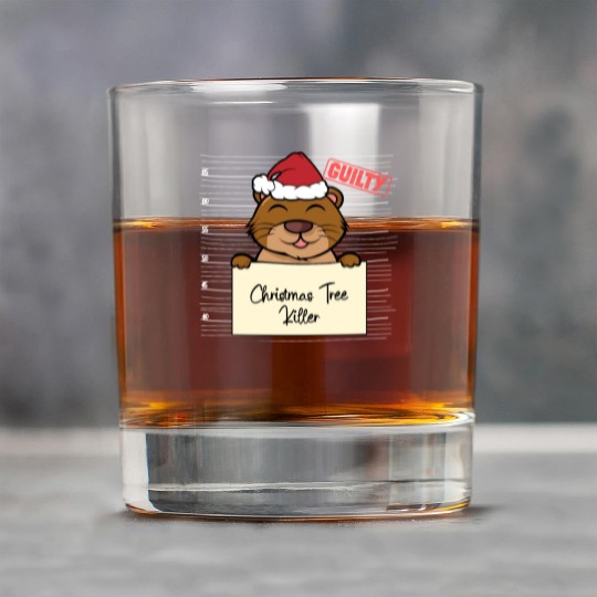 Sea otter christmas funny prison Rock Glasses