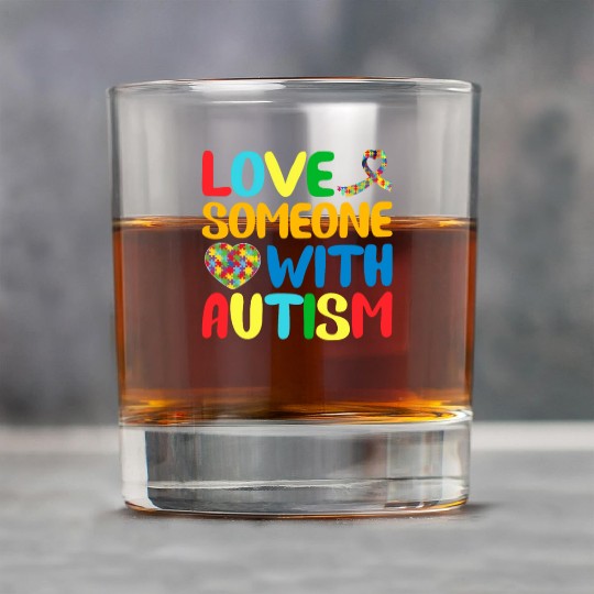 Autism Mom I Love Someone with Autism Autism Aware Rock Glasses