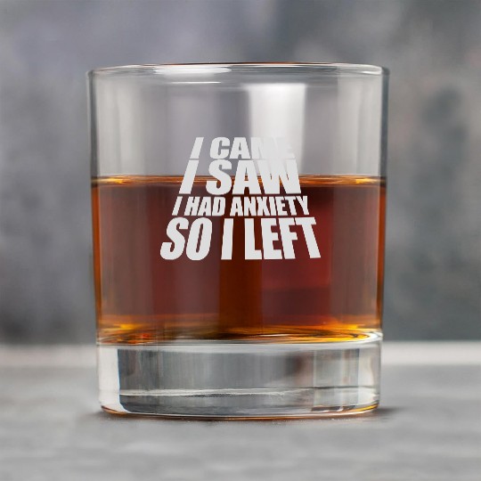 I had anxiety saying Rock Glasses