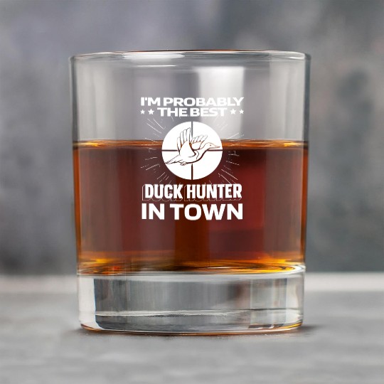 Duck Hunting Funny Rock Glasses