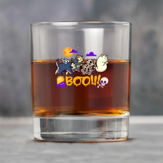 Boo! | Spooky Funny Halloween | Mummy Skeleton Rock Glasses