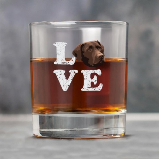 I Love My Chocolate Lab Labrador Retriever Dog Rock Glasses