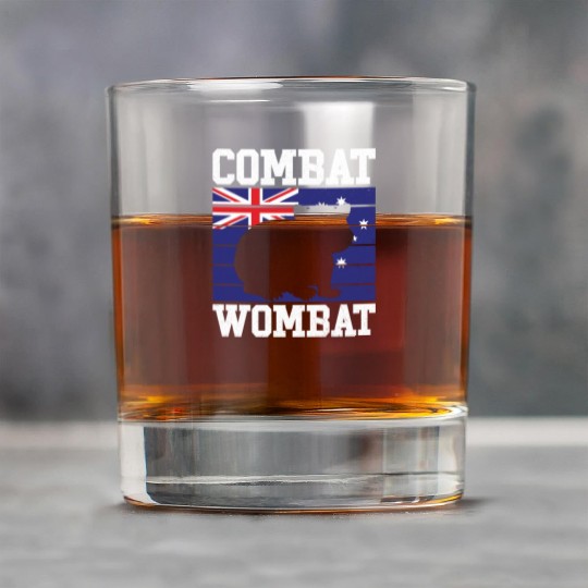 Combat Wombat For A Wombats Lover Rock Glasses