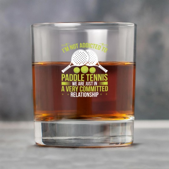 Paddle Tennis Player Match Humor Sarcasm Funny Rock Glasses