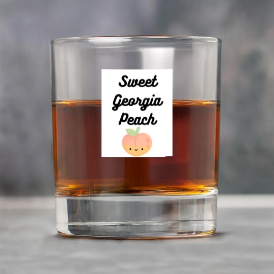 Sweet Georgia Peach Rock Glasses