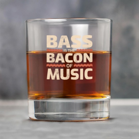 Bass Guitar Player Bacon Music Musician Bassist Rock Glasses