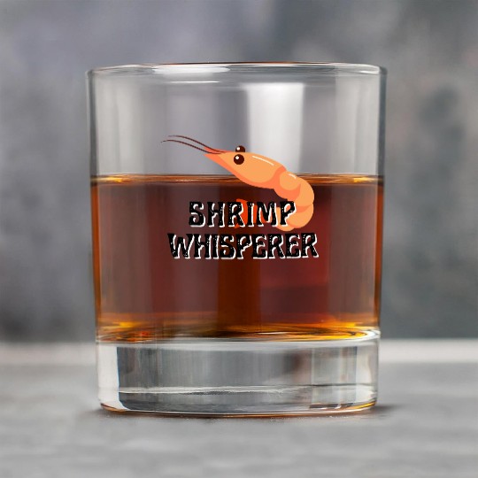 Shrimp Whisperer - Funny Shrimps Lover Rock Glasses