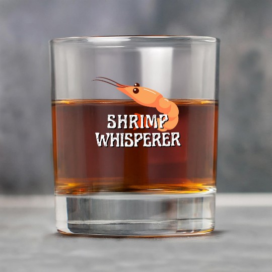 Shrimp Whisperer - Funny Shrimps Lover Rock Glasses