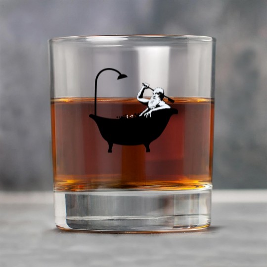 Banksy - Grandpa in the bathtub Rock Glasses
