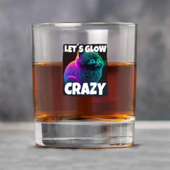 Lets Glow Crazy Cat Kitten Fluffy Cat Rock Glasses