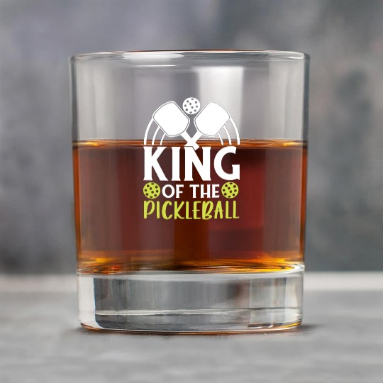 King Of The Pickleball Funny For Pickleball Player Rock Glasses