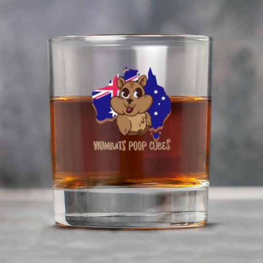 Wombats Poop Cubes For A Wombat Lover Rock Glasses