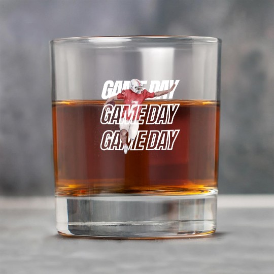 Game Day Football Life , Football Mom Sports Rock Glasses