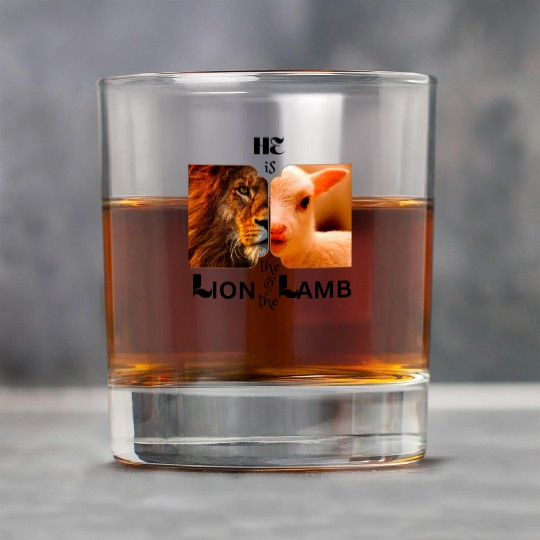 He is the Lion and the Lamb Rock Glasses