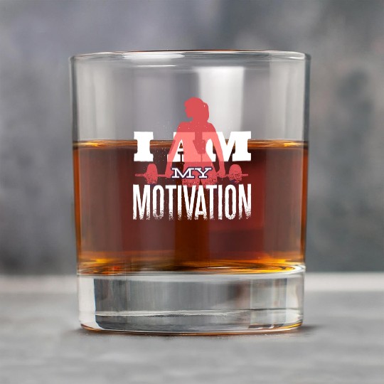 I Am My Fitness Motivation Gym Workout Affirmation Rock Glasses