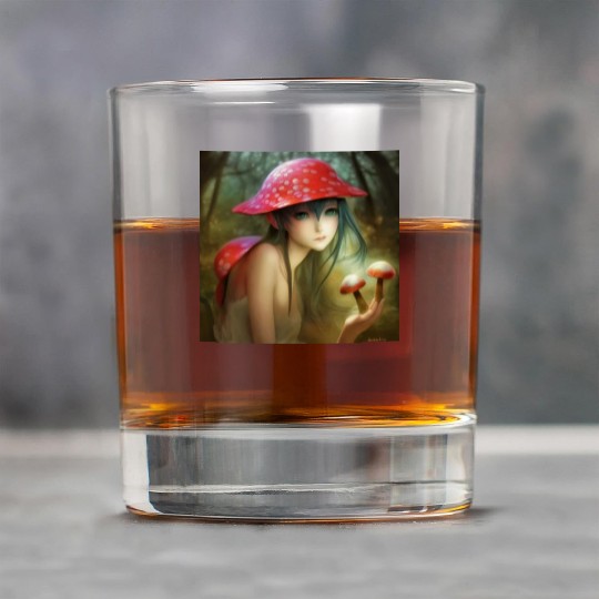 Fungi Fairy Rock Glasses