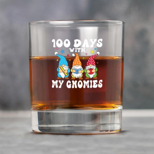 100 Days With My Gnomies School Gift For Teacher Rock Glasses