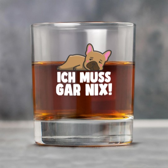I don't have to relax at all, Great Dane dog lover Rock Glasses