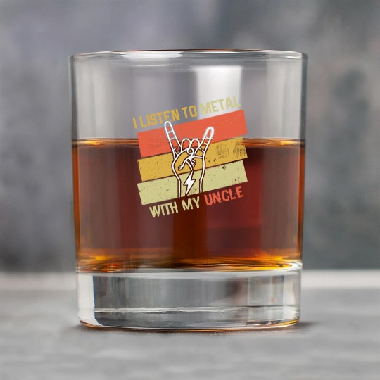 Vintage Metal With Uncle Metal Kid Music Lover Rock Glasses