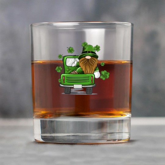 Principal Crew Gnomies Truck St Patrick Teacher Rock Glasses