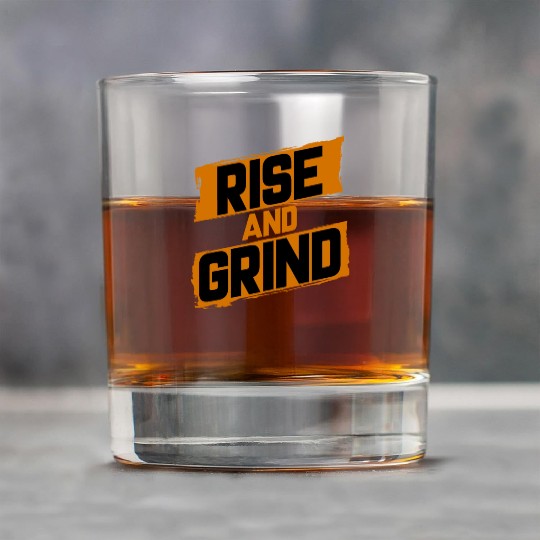 Rise and Grind Rock Glasses