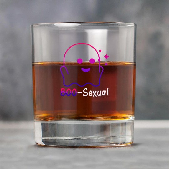 Boo Sexual Cute Bi Ghost LGBT Bisexual Pride Funny Rock Glasses