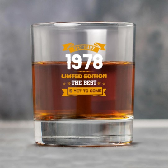 February 1978 Birthday Surprise Rock Glasses