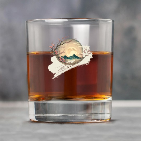 Cherry Blossom Spring Japan Nature Rock Glasses